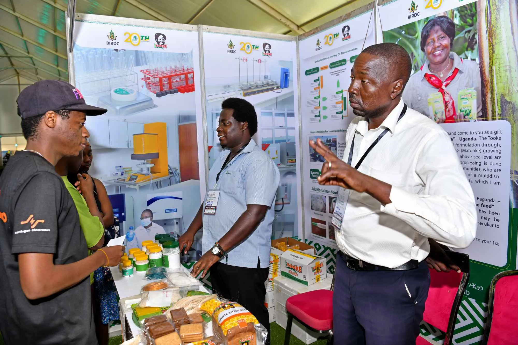 BIRDC banana research Science Week showcase