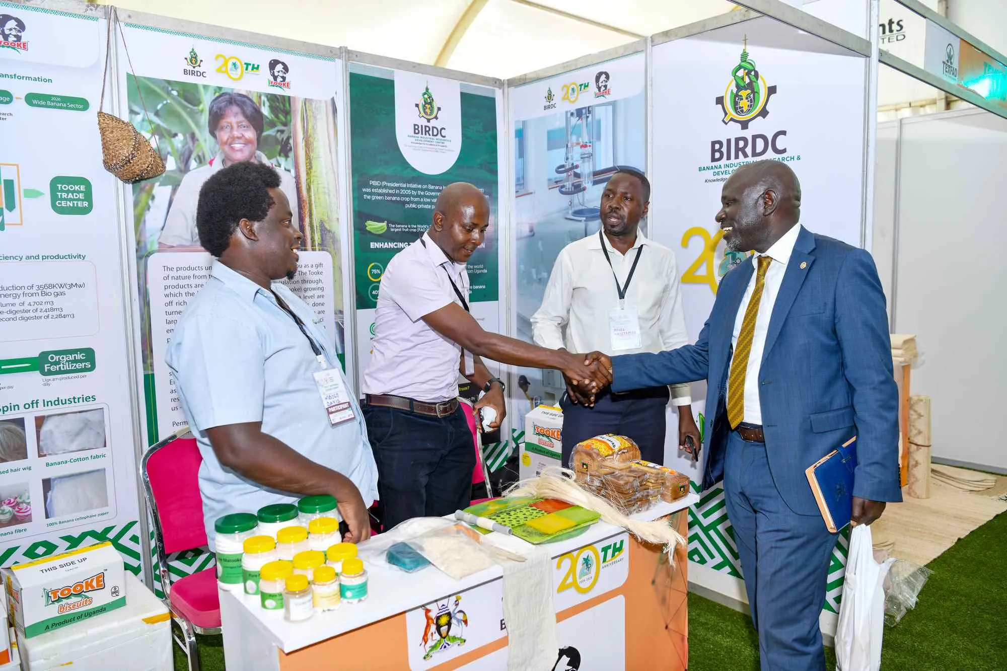 BIRDC exhibition showcasing banana cultivar research and new product development