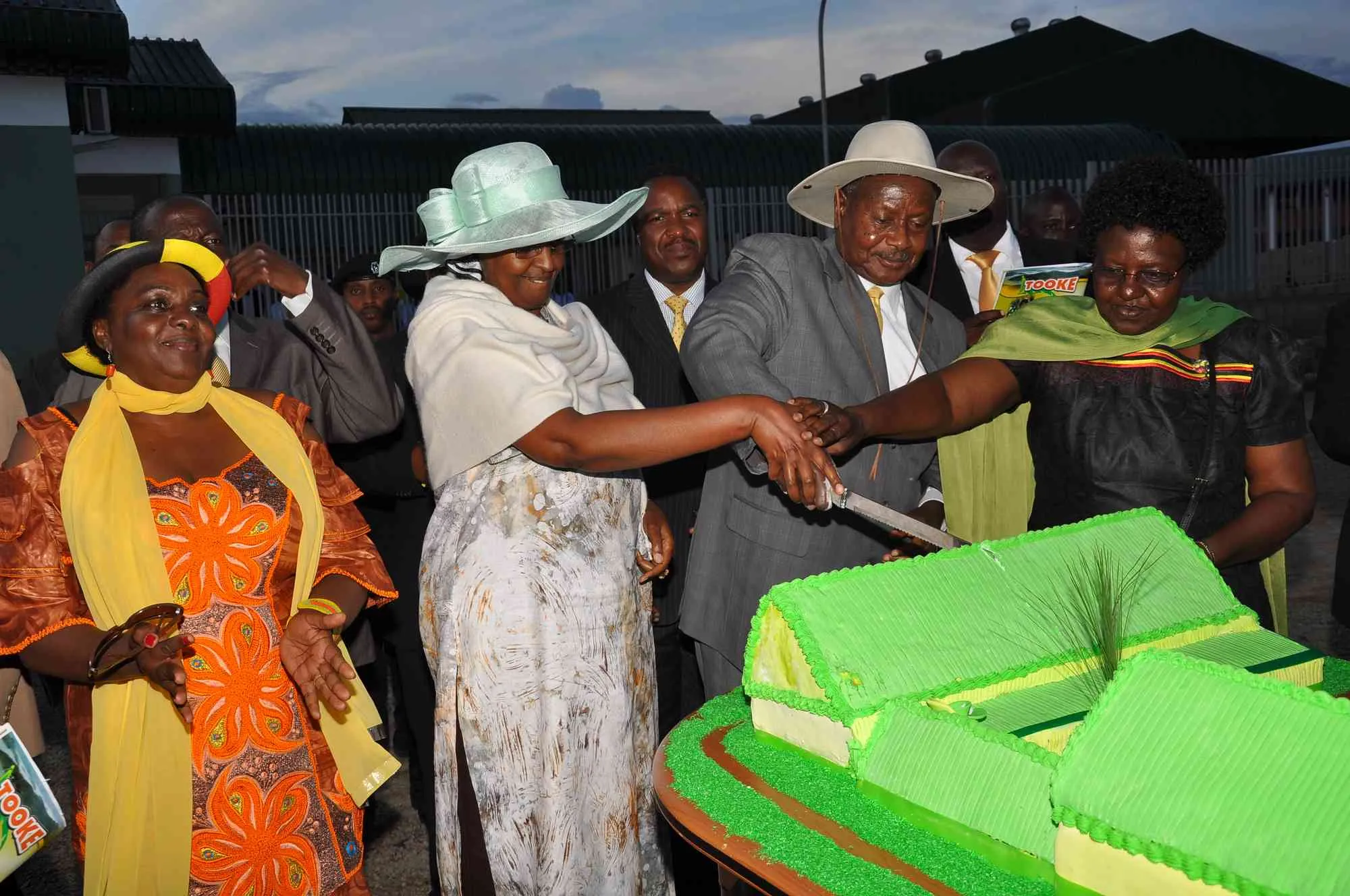 Presidential event showcasing BIRDC's banana value addition and banana processing significance