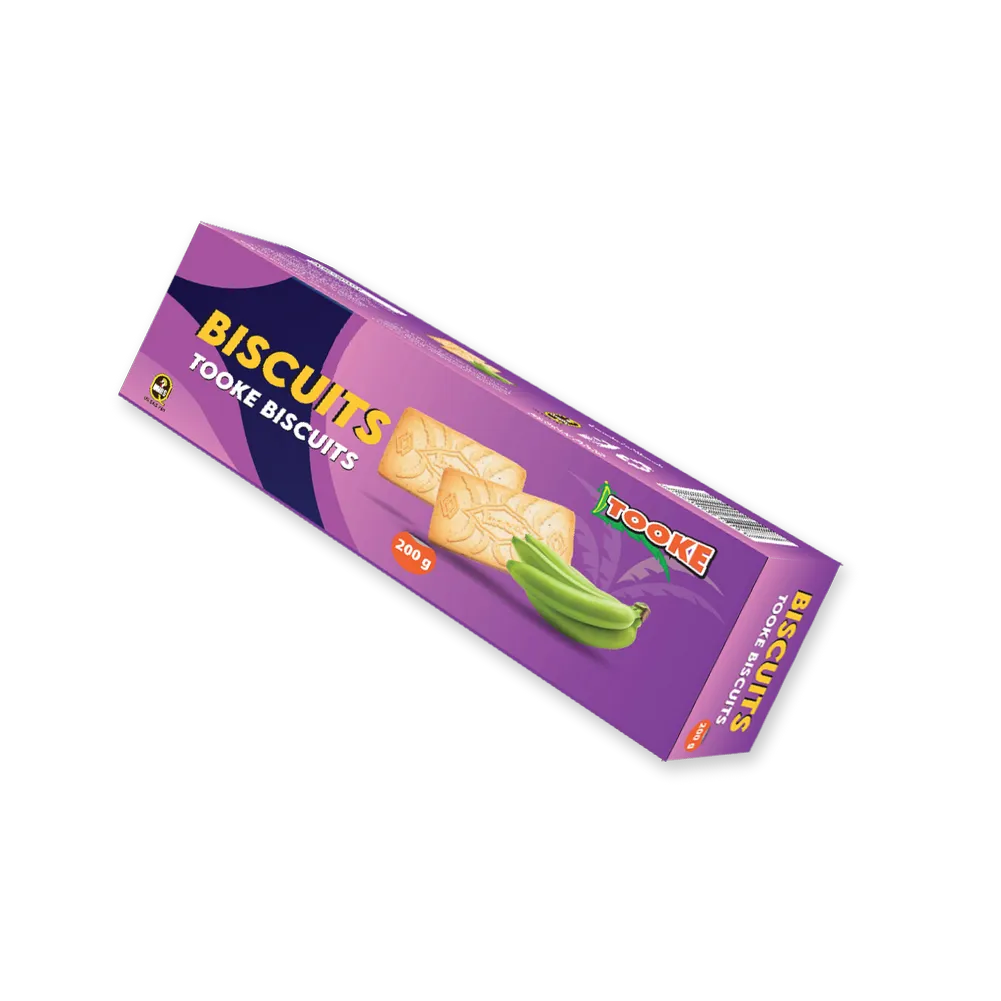 Tooke Biscuits made from banana flour