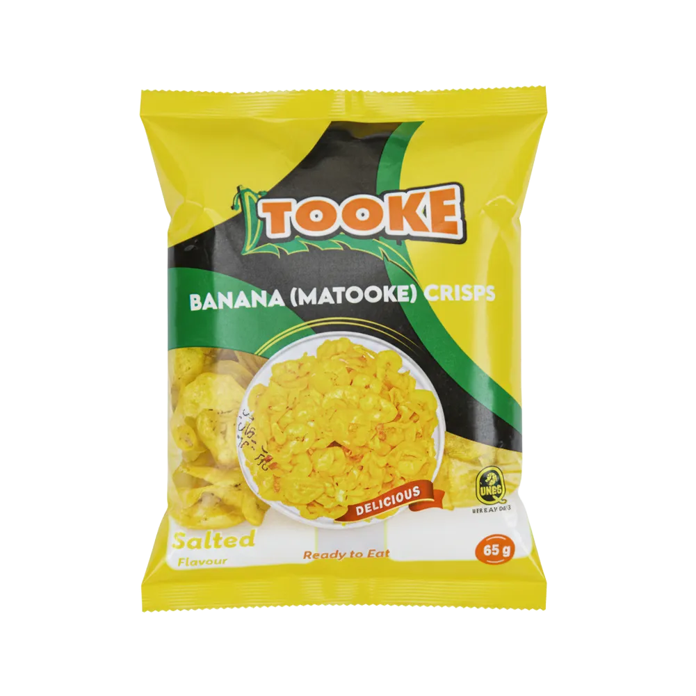 Tooke Crisps Salty flavour - matooke flour snacks